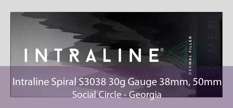 Intraline Spiral S3038 30g Gauge 38mm, 50mm Social Circle - Georgia