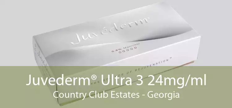 Juvederm® Ultra 3 24mg/ml Country Club Estates - Georgia