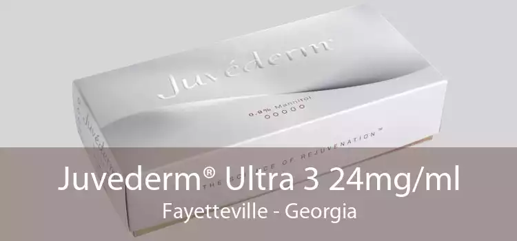 Juvederm® Ultra 3 24mg/ml Fayetteville - Georgia