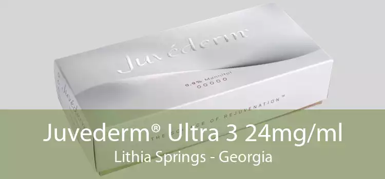 Juvederm® Ultra 3 24mg/ml Lithia Springs - Georgia