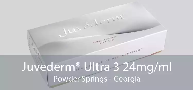 Juvederm® Ultra 3 24mg/ml Powder Springs - Georgia