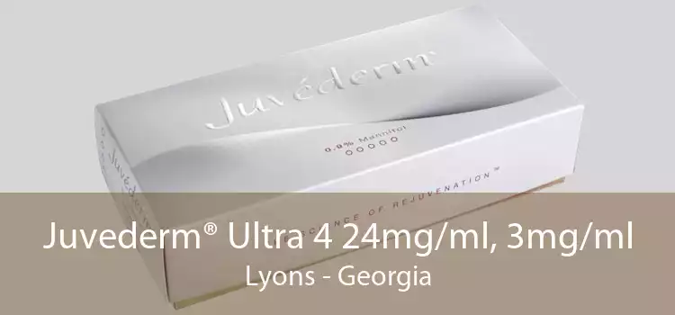 Juvederm® Ultra 4 24mg/ml, 3mg/ml Lyons - Georgia