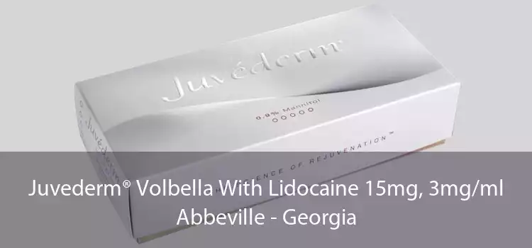 Juvederm® Volbella With Lidocaine 15mg, 3mg/ml Abbeville - Georgia