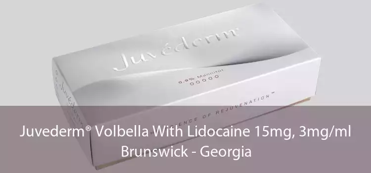 Juvederm® Volbella With Lidocaine 15mg, 3mg/ml Brunswick - Georgia
