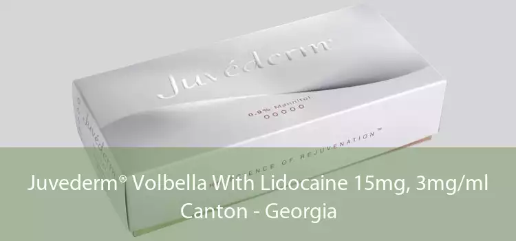Juvederm® Volbella With Lidocaine 15mg, 3mg/ml Canton - Georgia