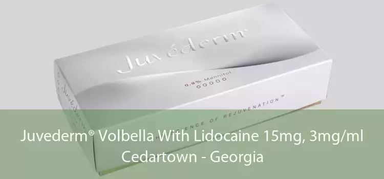 Juvederm® Volbella With Lidocaine 15mg, 3mg/ml Cedartown - Georgia
