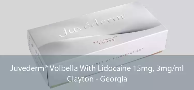 Juvederm® Volbella With Lidocaine 15mg, 3mg/ml Clayton - Georgia