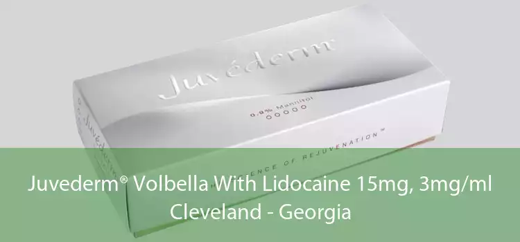 Juvederm® Volbella With Lidocaine 15mg, 3mg/ml Cleveland - Georgia