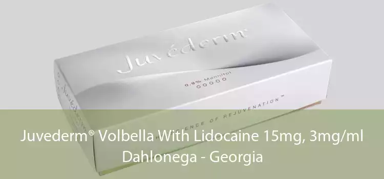 Juvederm® Volbella With Lidocaine 15mg, 3mg/ml Dahlonega - Georgia