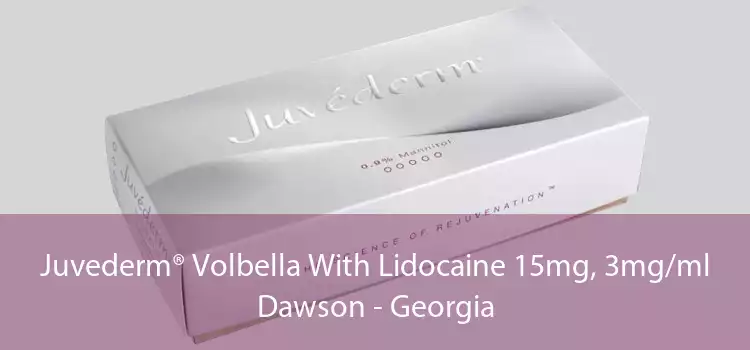 Juvederm® Volbella With Lidocaine 15mg, 3mg/ml Dawson - Georgia