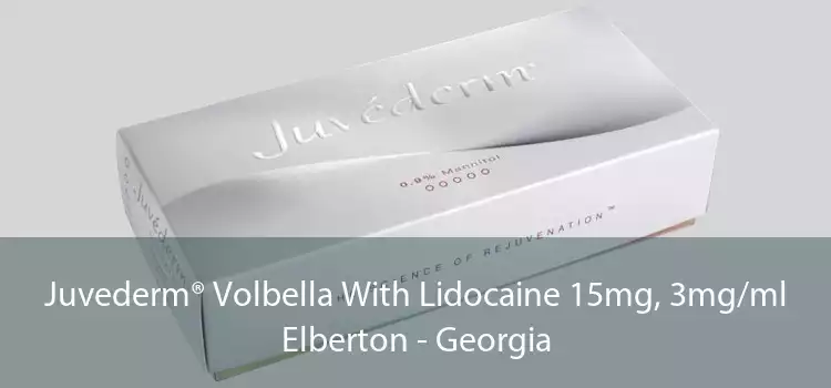 Juvederm® Volbella With Lidocaine 15mg, 3mg/ml Elberton - Georgia