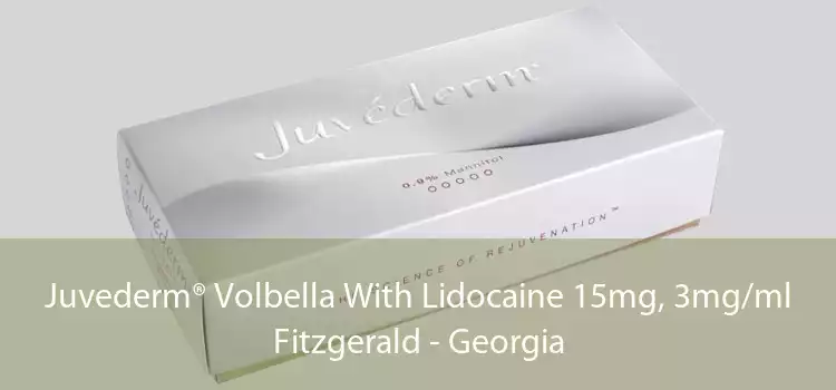 Juvederm® Volbella With Lidocaine 15mg, 3mg/ml Fitzgerald - Georgia
