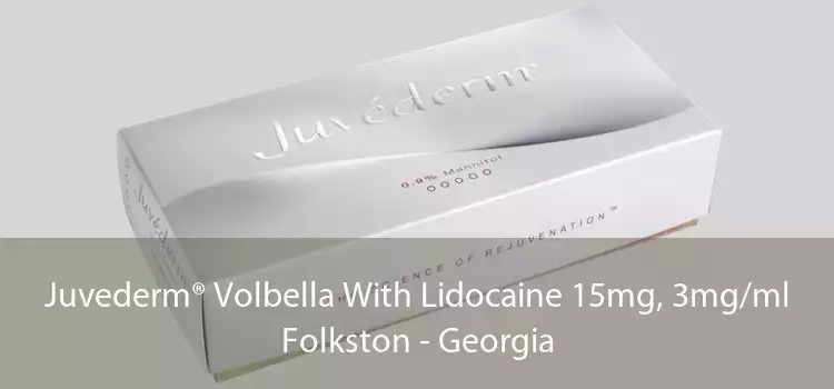 Juvederm® Volbella With Lidocaine 15mg, 3mg/ml Folkston - Georgia