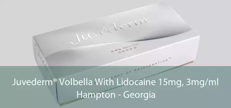 Juvederm® Volbella With Lidocaine 15mg, 3mg/ml Hampton - Georgia