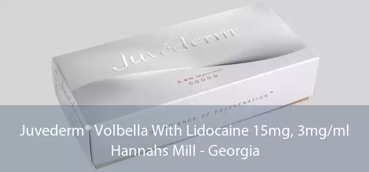 Juvederm® Volbella With Lidocaine 15mg, 3mg/ml Hannahs Mill - Georgia