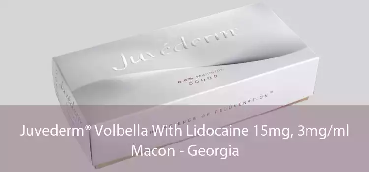 Juvederm® Volbella With Lidocaine 15mg, 3mg/ml Macon - Georgia