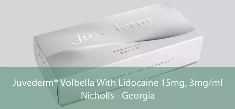 Juvederm® Volbella With Lidocaine 15mg, 3mg/ml Nicholls - Georgia