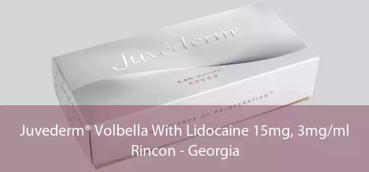 Juvederm® Volbella With Lidocaine 15mg, 3mg/ml Rincon - Georgia