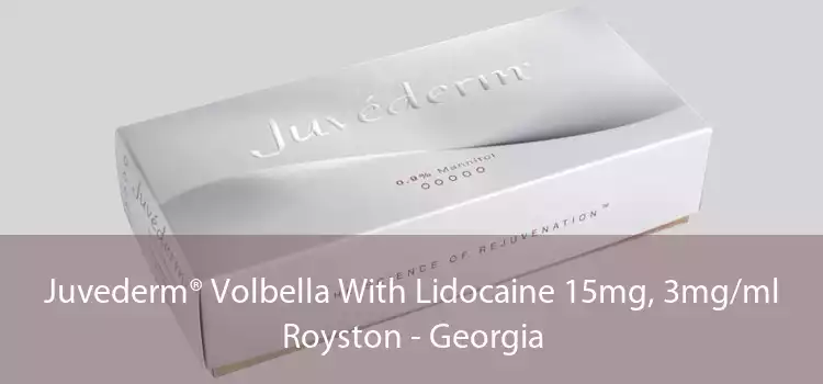 Juvederm® Volbella With Lidocaine 15mg, 3mg/ml Royston - Georgia