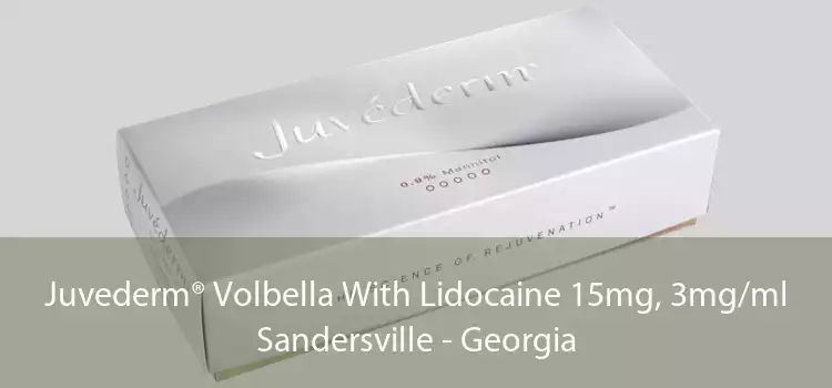 Juvederm® Volbella With Lidocaine 15mg, 3mg/ml Sandersville - Georgia