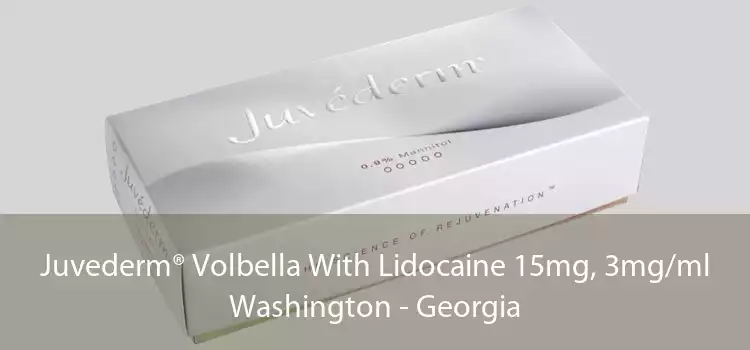 Juvederm® Volbella With Lidocaine 15mg, 3mg/ml Washington - Georgia