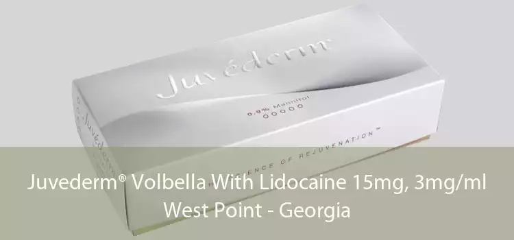 Juvederm® Volbella With Lidocaine 15mg, 3mg/ml West Point - Georgia