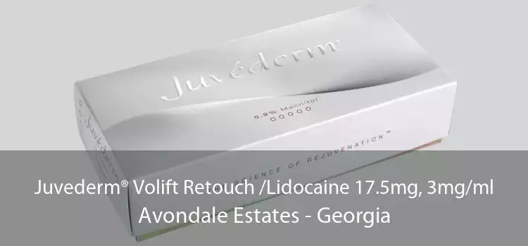 Juvederm® Volift Retouch /Lidocaine 17.5mg, 3mg/ml Avondale Estates - Georgia