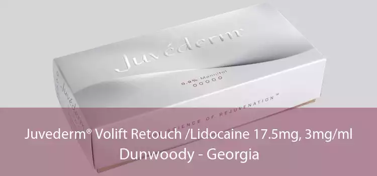 Juvederm® Volift Retouch /Lidocaine 17.5mg, 3mg/ml Dunwoody - Georgia