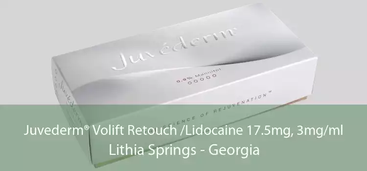 Juvederm® Volift Retouch /Lidocaine 17.5mg, 3mg/ml Lithia Springs - Georgia