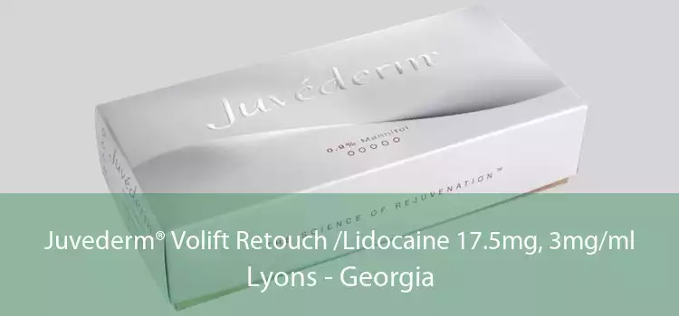 Juvederm® Volift Retouch /Lidocaine 17.5mg, 3mg/ml Lyons - Georgia