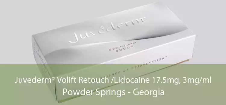 Juvederm® Volift Retouch /Lidocaine 17.5mg, 3mg/ml Powder Springs - Georgia