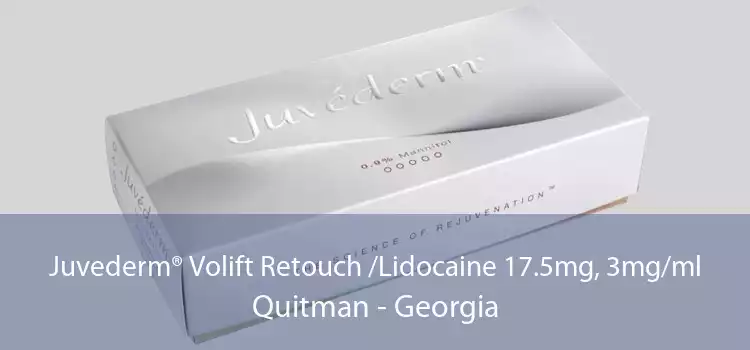 Juvederm® Volift Retouch /Lidocaine 17.5mg, 3mg/ml Quitman - Georgia