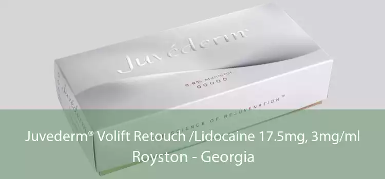 Juvederm® Volift Retouch /Lidocaine 17.5mg, 3mg/ml Royston - Georgia