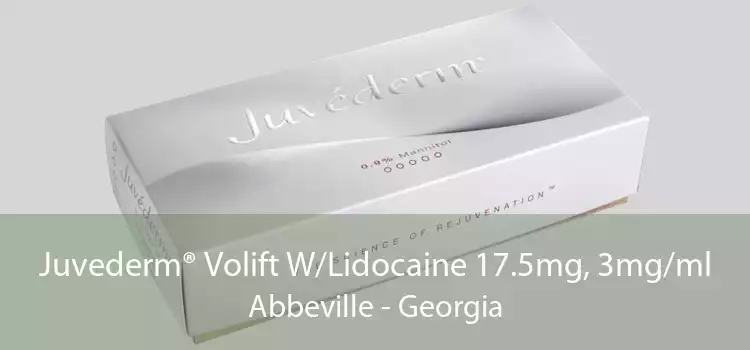 Juvederm® Volift W/Lidocaine 17.5mg, 3mg/ml Abbeville - Georgia