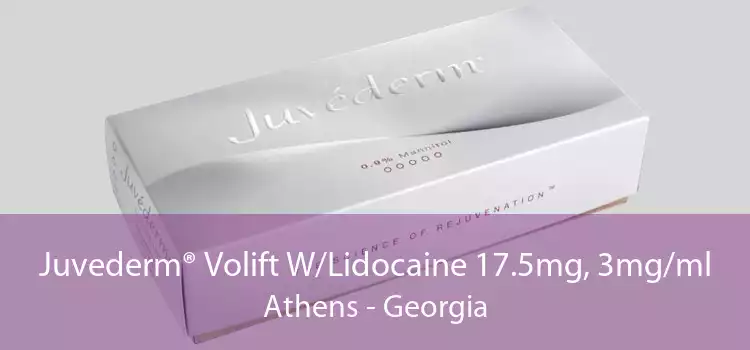 Juvederm® Volift W/Lidocaine 17.5mg, 3mg/ml Athens - Georgia