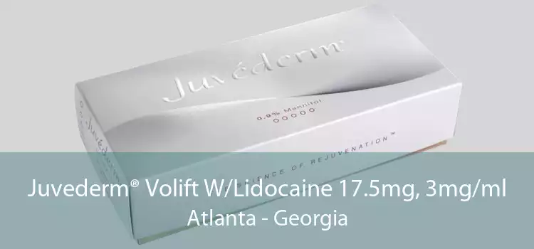 Juvederm® Volift W/Lidocaine 17.5mg, 3mg/ml Atlanta - Georgia
