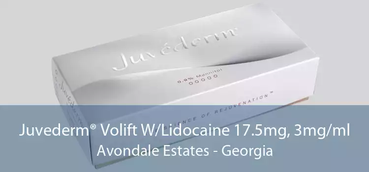 Juvederm® Volift W/Lidocaine 17.5mg, 3mg/ml Avondale Estates - Georgia