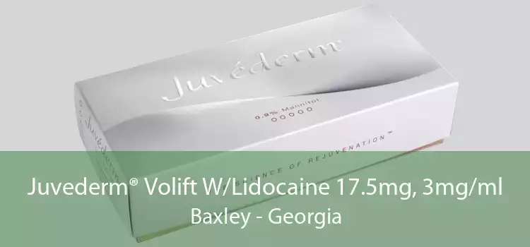 Juvederm® Volift W/Lidocaine 17.5mg, 3mg/ml Baxley - Georgia