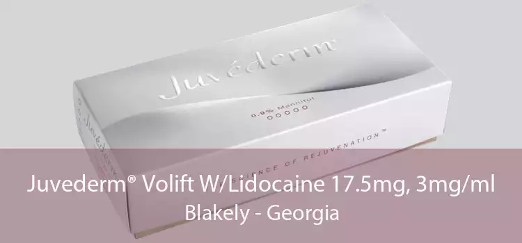Juvederm® Volift W/Lidocaine 17.5mg, 3mg/ml Blakely - Georgia