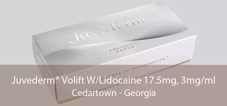 Juvederm® Volift W/Lidocaine 17.5mg, 3mg/ml Cedartown - Georgia