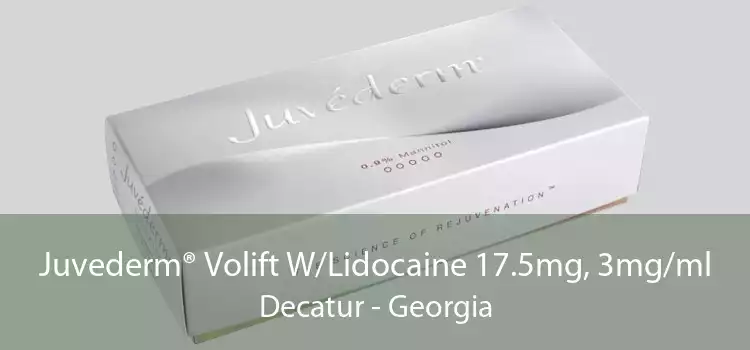 Juvederm® Volift W/Lidocaine 17.5mg, 3mg/ml Decatur - Georgia