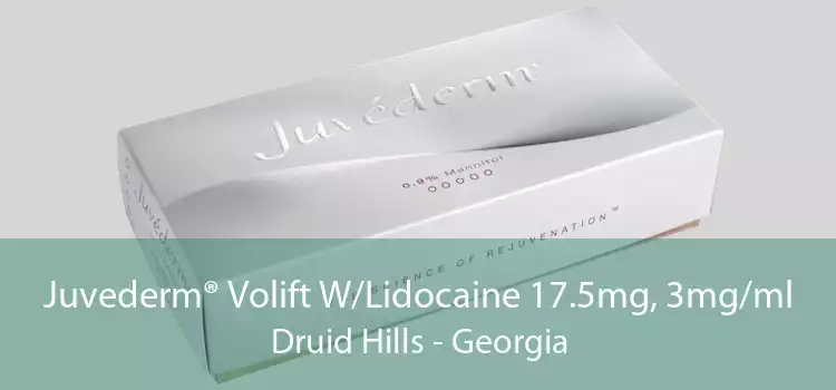 Juvederm® Volift W/Lidocaine 17.5mg, 3mg/ml Druid Hills - Georgia