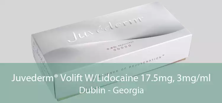 Juvederm® Volift W/Lidocaine 17.5mg, 3mg/ml Dublin - Georgia