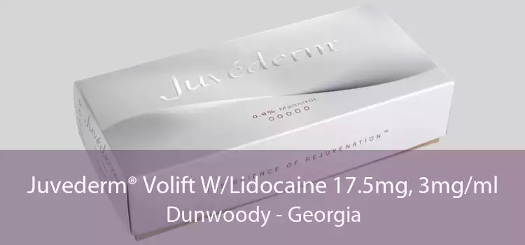 Juvederm® Volift W/Lidocaine 17.5mg, 3mg/ml Dunwoody - Georgia