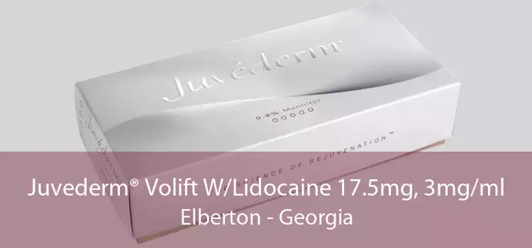 Juvederm® Volift W/Lidocaine 17.5mg, 3mg/ml Elberton - Georgia