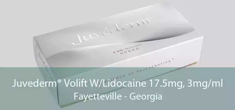 Juvederm® Volift W/Lidocaine 17.5mg, 3mg/ml Fayetteville - Georgia