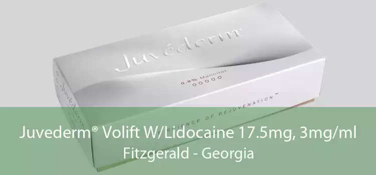 Juvederm® Volift W/Lidocaine 17.5mg, 3mg/ml Fitzgerald - Georgia