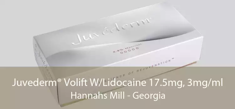 Juvederm® Volift W/Lidocaine 17.5mg, 3mg/ml Hannahs Mill - Georgia