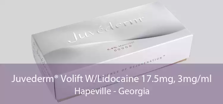 Juvederm® Volift W/Lidocaine 17.5mg, 3mg/ml Hapeville - Georgia