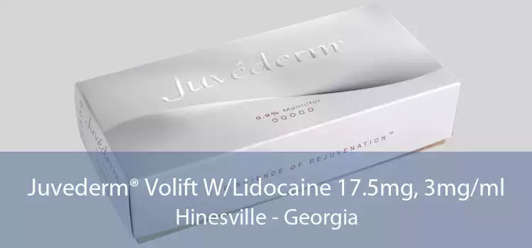 Juvederm® Volift W/Lidocaine 17.5mg, 3mg/ml Hinesville - Georgia